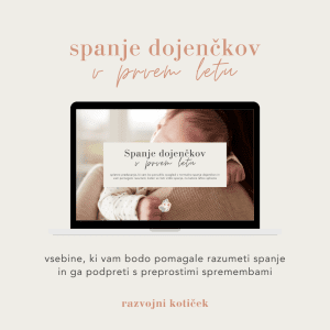 spletno predavanje: spanje dojenčkov v prvem letu